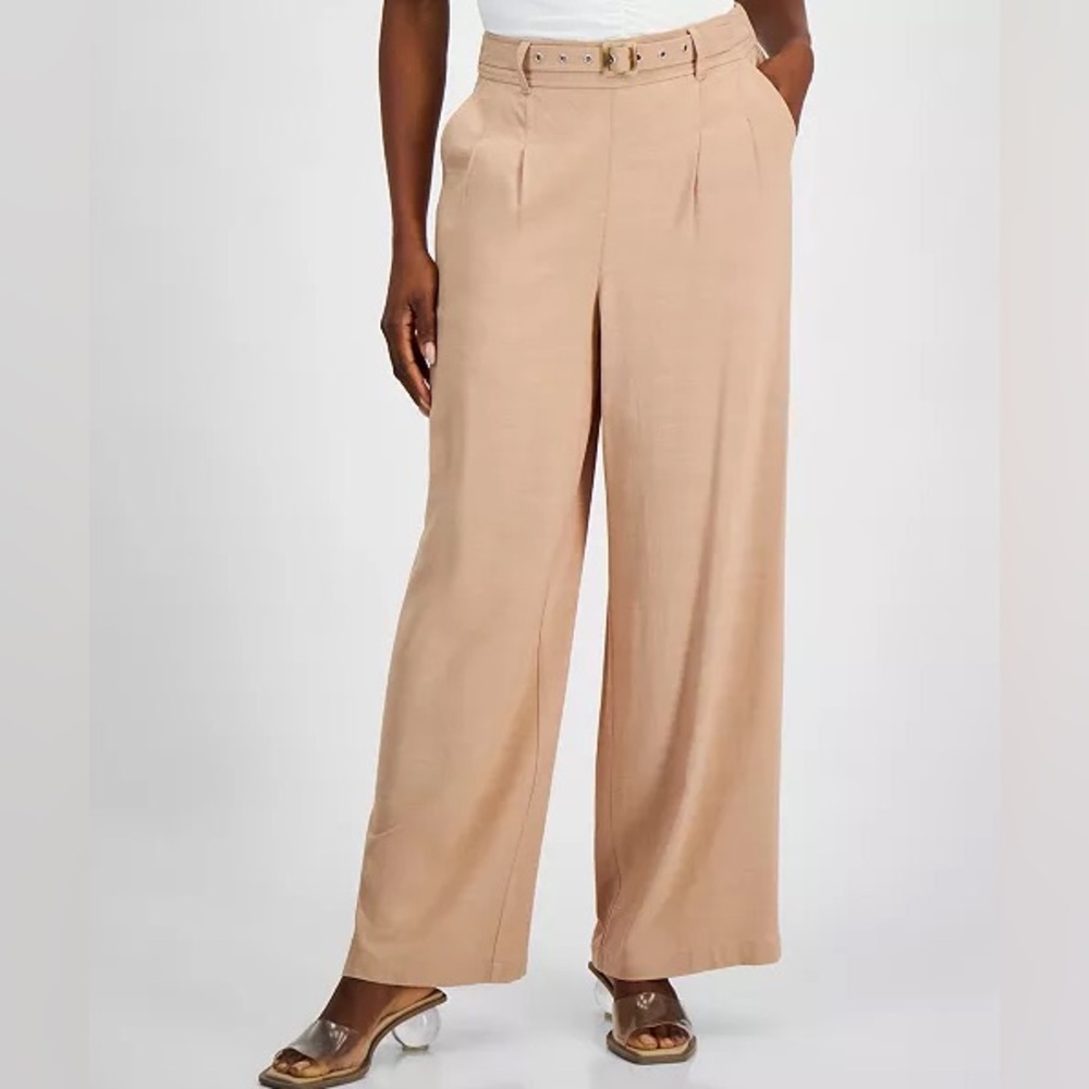 Bar III Tan Wide Leg Women's Pants